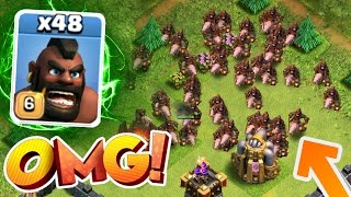 Clash Of Clans - WOW! NEW TROOP CHALLENGE HOG RIDER TIME! - SHOCKING END?