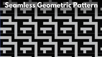 How to make Seamless Geometric Patterns with Adobe Illustrator #Patterns