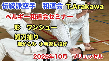 伝統派空手道和道会　ベルギーセミナー2025