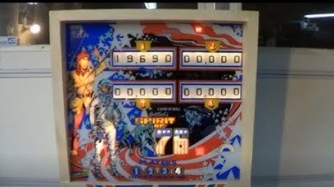 SPIRIT OF 76 PINBALL MACHINE - BY GOTTLIEB 1975