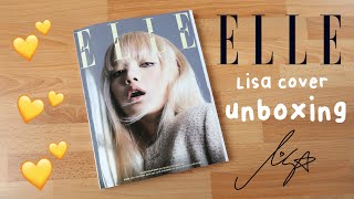 Unboxing Lisa Cover Elle Magazine May 2022