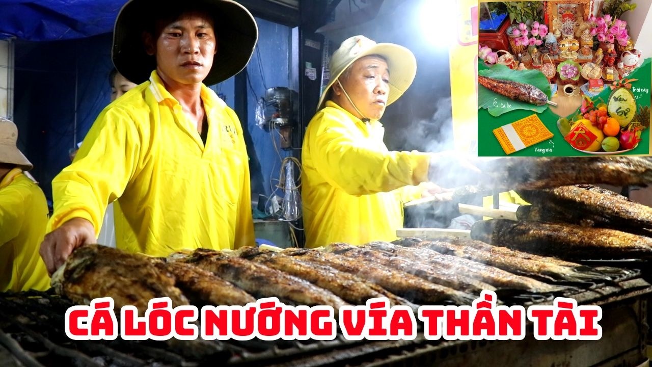 Phong tục cúng cá lóc nướng trong ngày vía Thần Tài