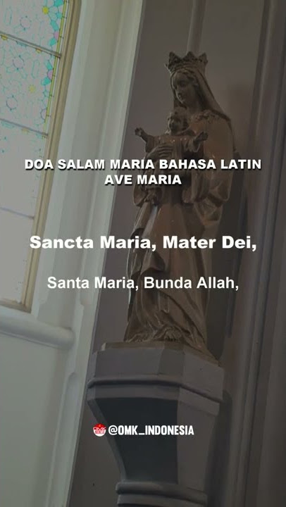 Doa Salam Maria Bahasa Latin