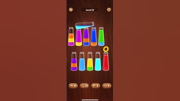 55 lvl color water sort game #colorwatergame #asmr #asmrgame #games #gameout