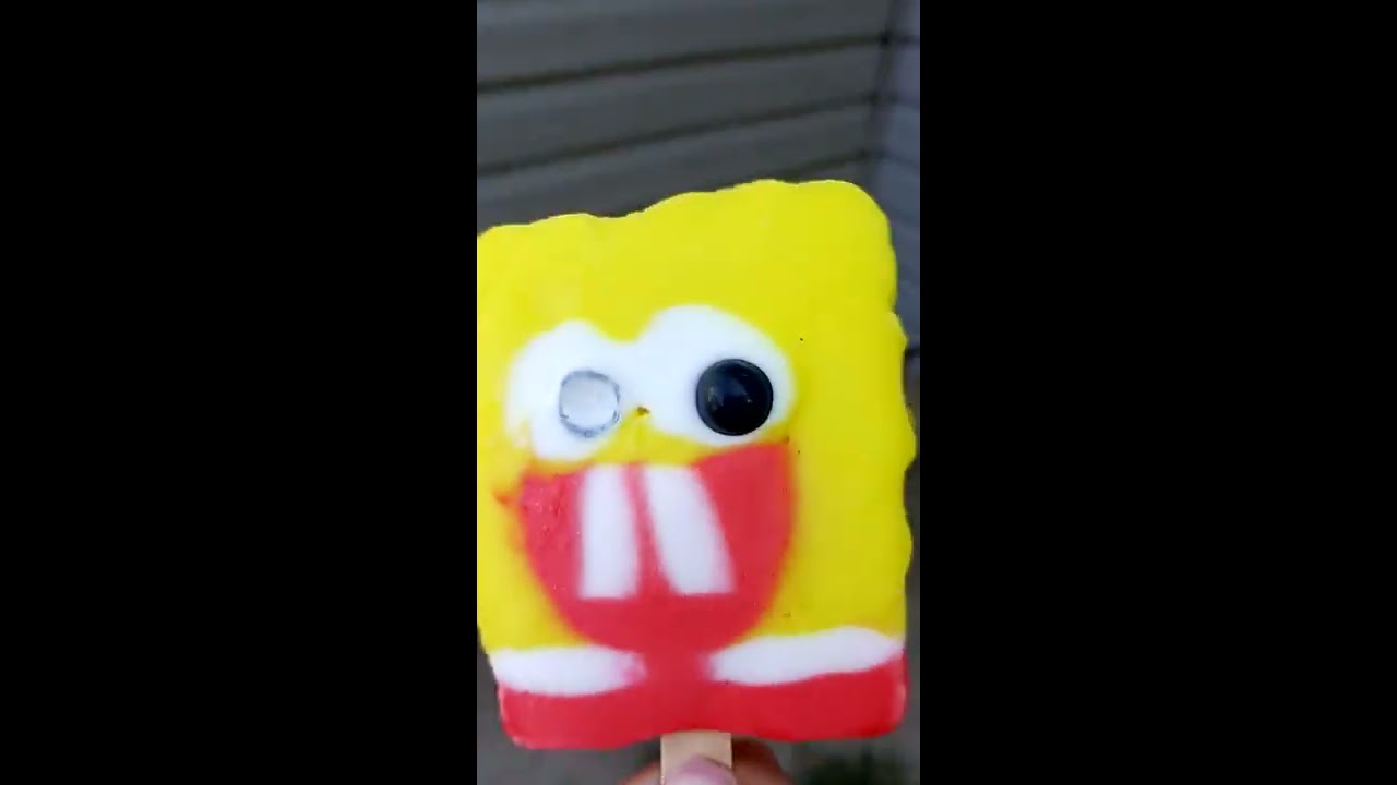 SpongeBob popsicle - YouTube