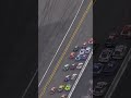Multi-Car Crash Erupts on Racetrack #shorts