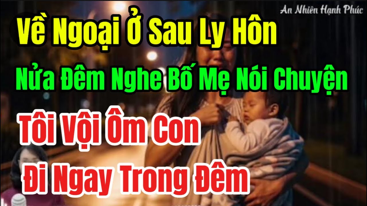 Về Ngoại Ở Sau Ly Hôn, Nửa Đêm Nghe Bố Mẹ Nói Chuyện, Tôi Vội Ôm Con Đi Ngay Trong Đêm