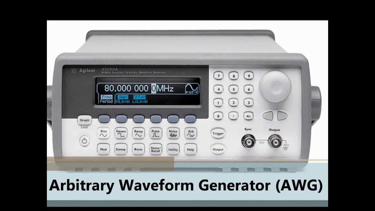 arbitrary waveform generator KATHO-VHTI - YouTube