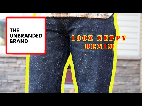 The Unbranded Brand: 18oz Neppy Indigo Jeans