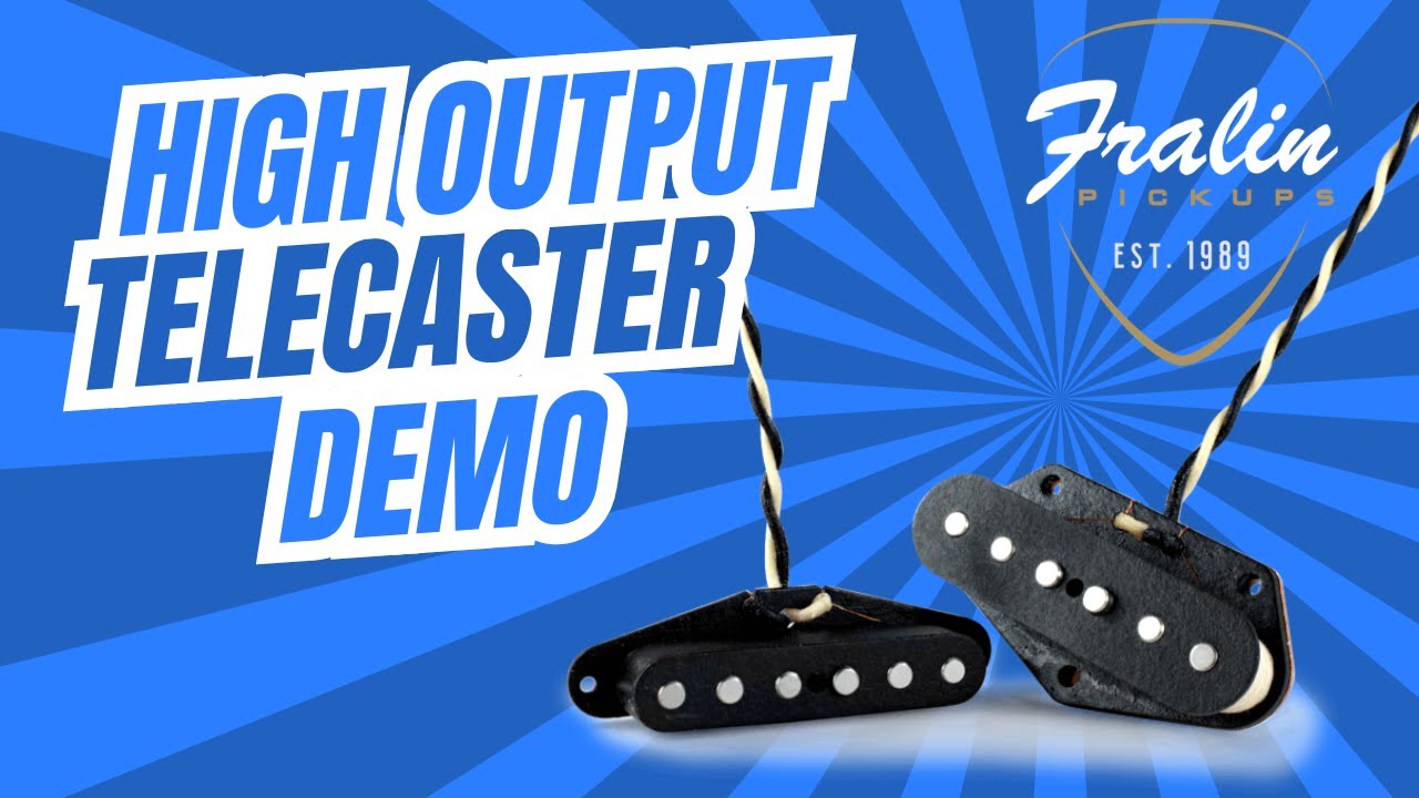 High Output Tele Pickups by Lindy Fralin: Loud & Thick Telecaster