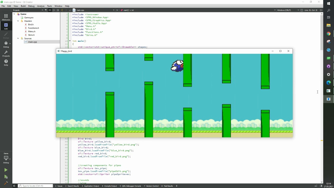 Flappy Bird C++ SFML