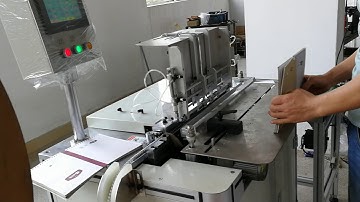 DWC-520A double wire binding machine working video