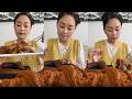LIVE Braised Pork Belly Mukbang | Real Eating Sounds | Zhou Mukbang