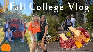 A Fall College Vlog | Charcuterie Board, Botanical Garden, Football Game