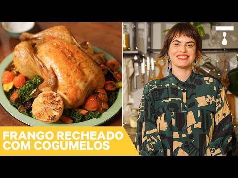 Vídeo: Frango Recheado Com Cogumelos