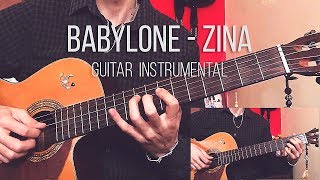 Babylone - Zina Guitar instrumental