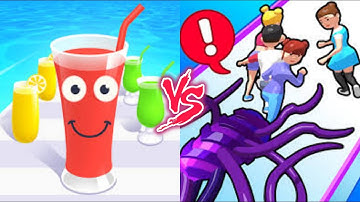 Juice Run VS Alien Run - All Levels SpeedRun Gameplay Android iOS Ep1