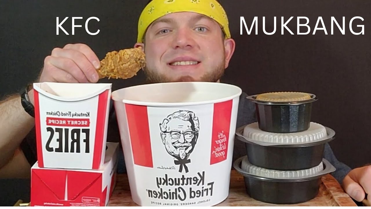KFC MUKBANG (No Talking)
