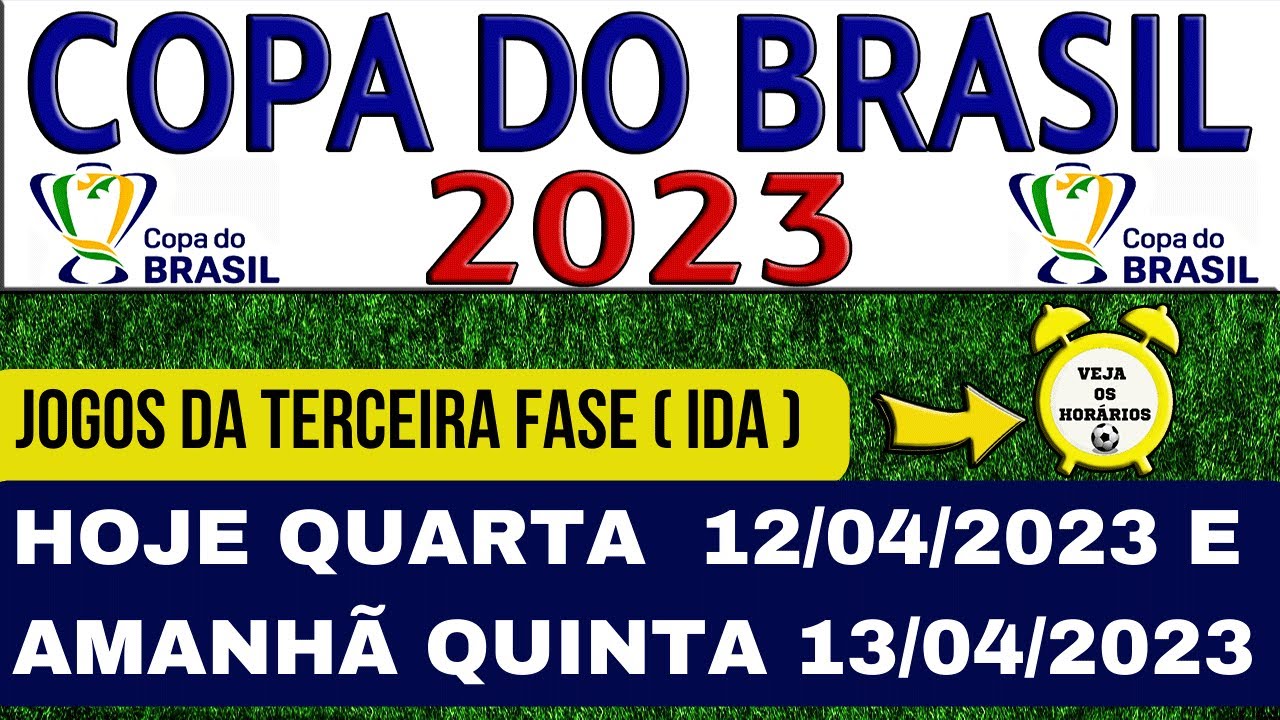 ⚽COPA DO BRASIL 2023 🇧🇷 🏆, RESULTADOS DOS JOGOS DA SEGUNDA FASE