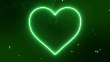 Neon Green Colour Love Poket Background Light Blinking Animation Loop ||@ZWorkStudio|| Royalty Free.