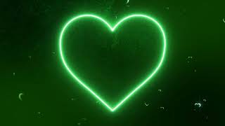 Neon Green Colour Love Poket Background Light Blinking Animation Loop ||@ZWorkStudio|| Royalty Free. screenshot 3