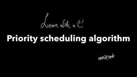 Priority Scheduling Algorithm | Simulation