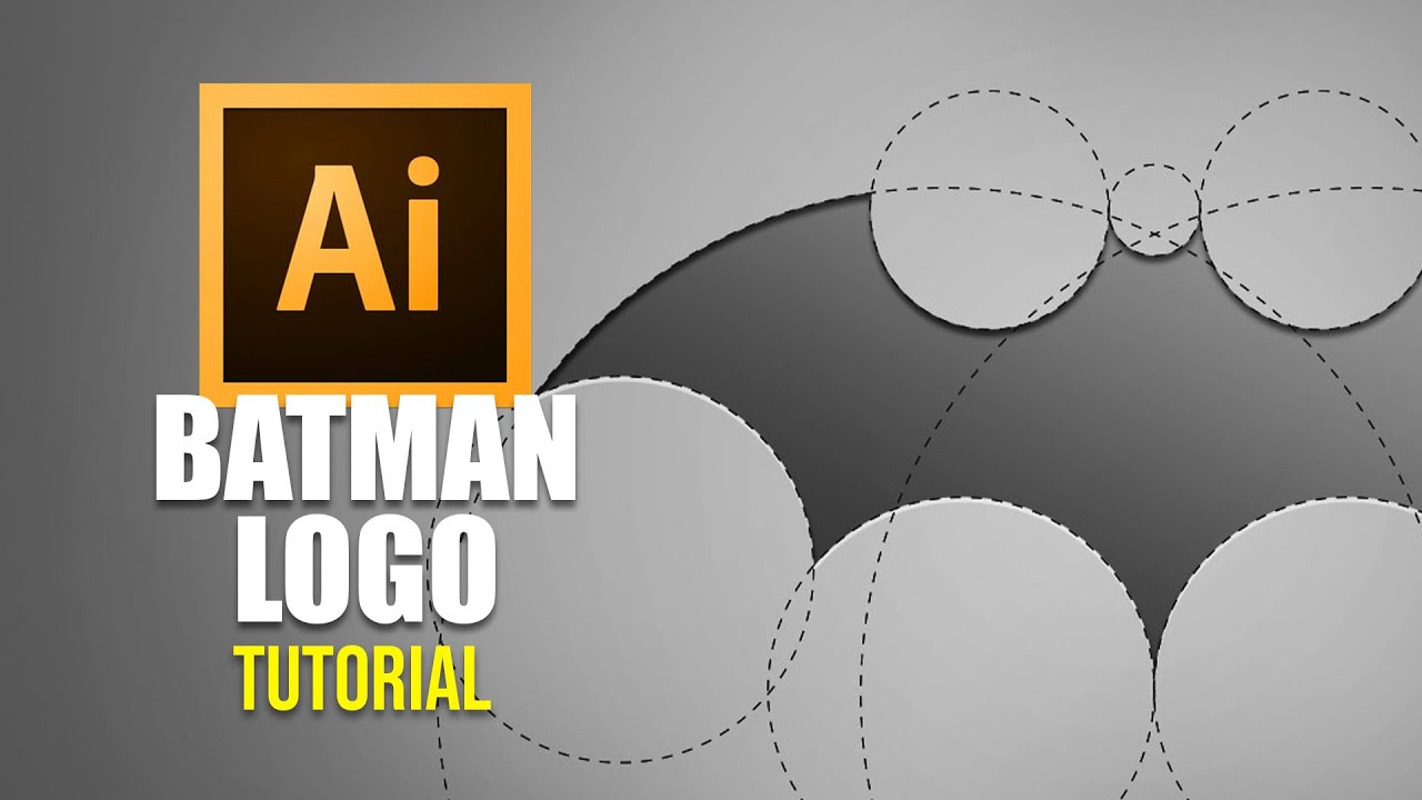 How to make Batman Logo with Golden Ratio Circles | Adobe Illustrator 2020  - YouTube