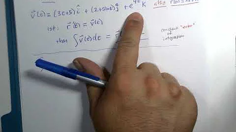 Vector Functions Find the Position Vector