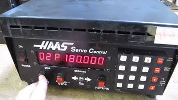 Haas HRT-7" Programmable Rotary Table with Haas Servo Control Unit