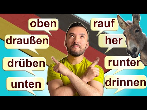 С этим надо разобраться! 🇩🇪 Туда, Сюда , Внутри, Снаружи, Внизу итд. 🔺НЕМЕЦКИЙ ЯЗЫК🔺