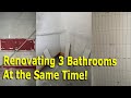 Renovating 3 Bathrooms All at Once - Riviera Reno | EP05