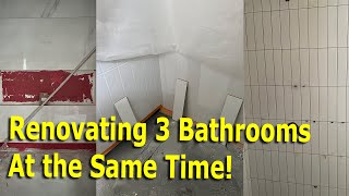 Renovating 3 Bathrooms All at Once - Riviera Reno | EP05