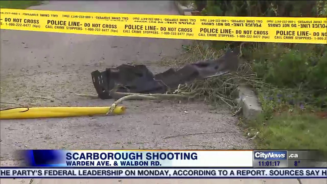 Scarborough shooting sends one man to hospital - YouTube