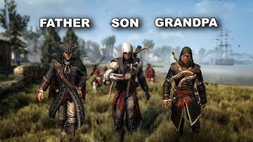 FATHER vs SON vs GRANDPA - Kenway