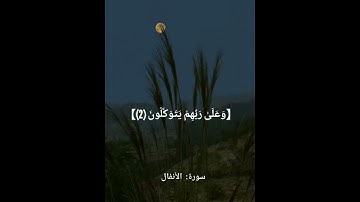 إِنَّمَا ٱلۡمُؤۡمِنُونَ ٱلَّذِينَ إِذَا ذُكِرَ ٱللَّهُ🌷- القارئ خالد الجليل - حالات واتس #قرآن