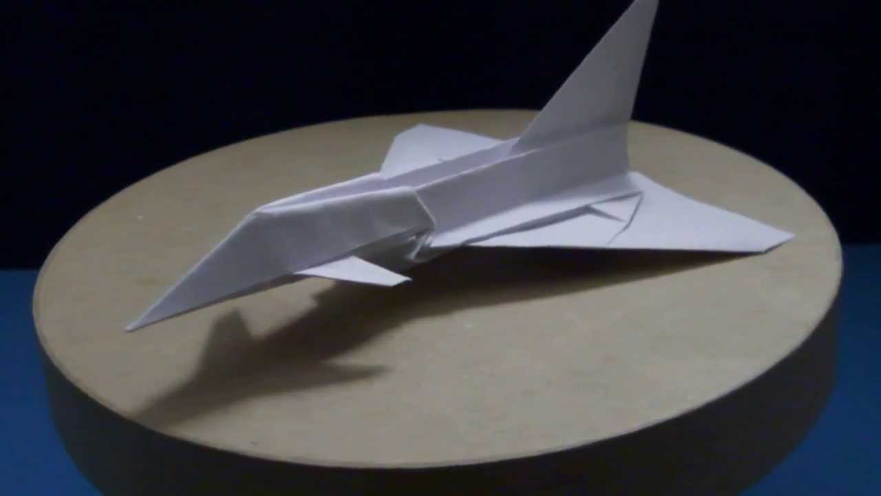 Flyable Origami Eurofighter Typhoon by Ken Hmoob YouTube