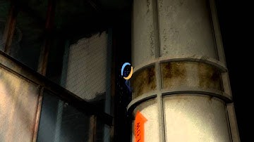 Portal 2 Glitch in Underground Aperture (Shooting Portals through glass)