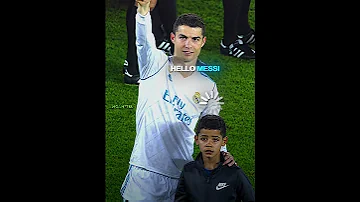 Messi Meets Ronaldo And His Son 