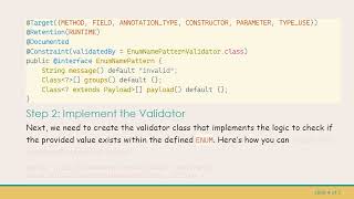 Ensuring Proper ENUM Validation in POJOs with Spring