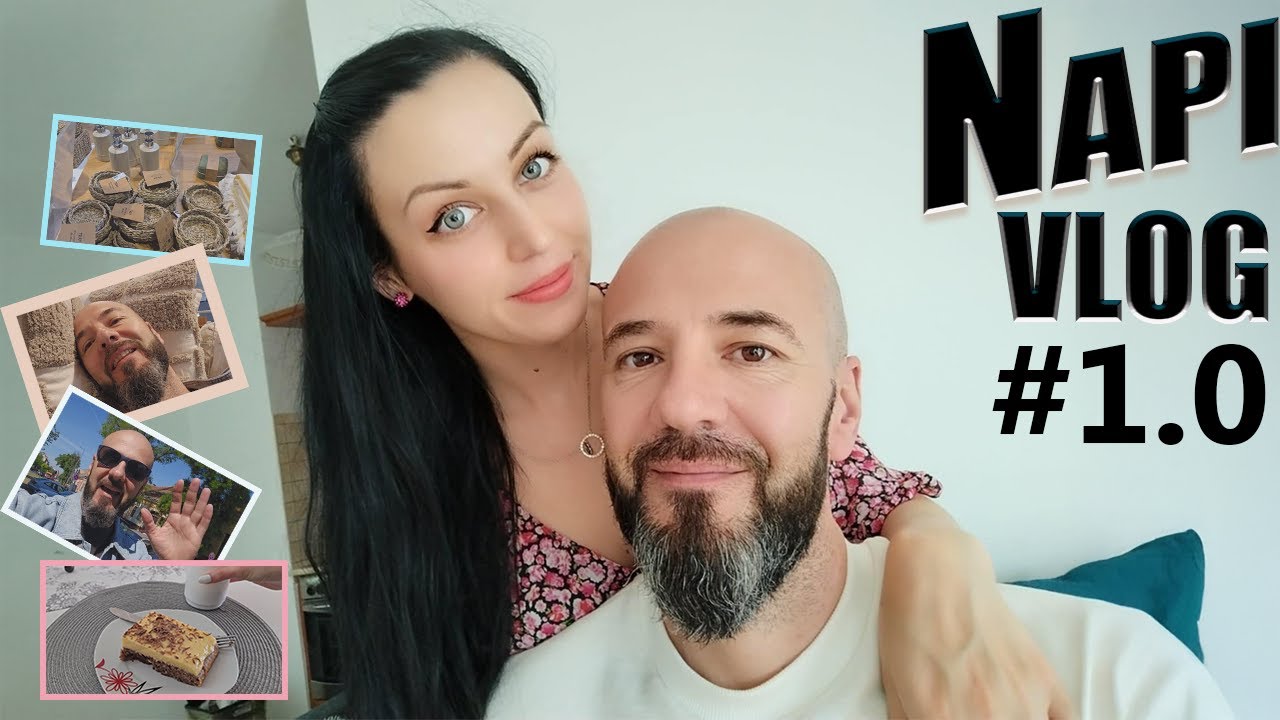 Napi vlog😊  egy nap velünk