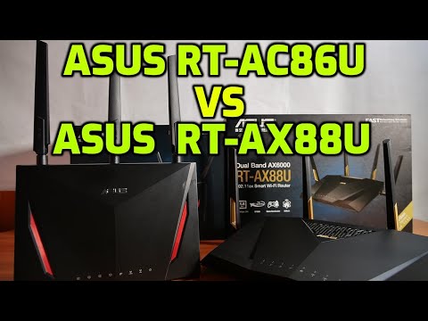 Asus RT-AC86U vs Asus RT-AX88U Wifi Speed Test