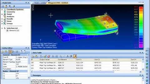 FEMAP - User Interface - Entity Selector Cut and Paste - Szczegóły