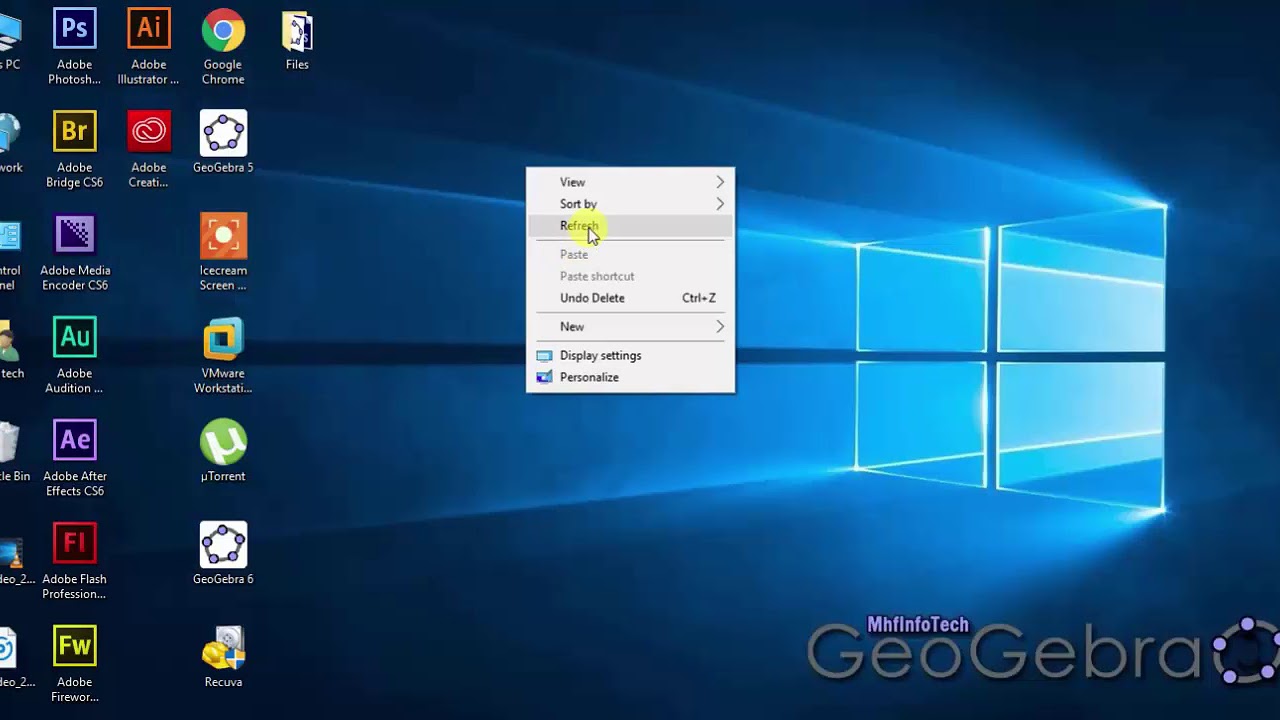2 - Download and install geogebra 5 in windows  تحميل و تثبيت جيوجبرا على الوينداوز ـــ