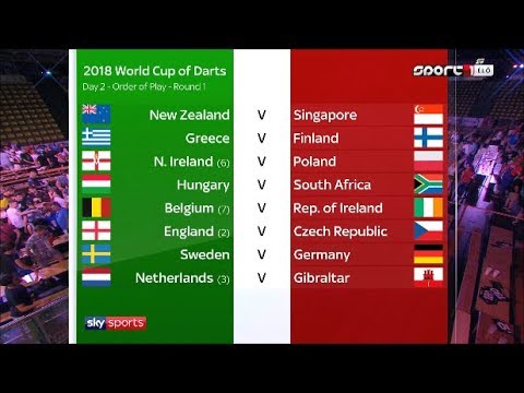 PDC World Cup of Darts 2018 06 01 - Sweden v Germany - HUN