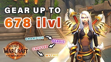 How to Gear up to 678 ilvl in Undermine 11.1 ► WOW: The War Within