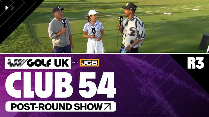 LIV GOLF UK |  POST-ROUND SHOW  | ROUND 3 | JULY 28, 2024