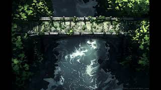 Explore the Ruins of a Destroyed Bridge  DnD Compatible Animated Map for VTT Ambience