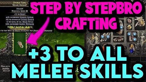 +3 Melee (Druid?) Amulet Craft | Step-by-Step PoE 2 Crafting #pathofexile2  #poe2  #crafting #druid