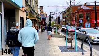 THE EXTRAORDINARY DOWNTOWN OF HALIFAX  CANADA  NOVA SCOTIA  (BINAURAL CITY SOUNDS)  4K AMBIENCE