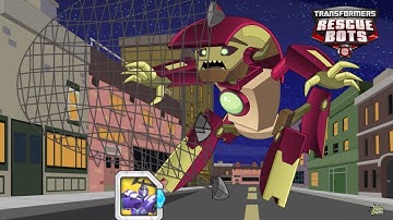 Transformers Rescue Bots: NEED FOR SPEED 🤖 Chase BOUNCE with BLURR & SIDESWIPE!